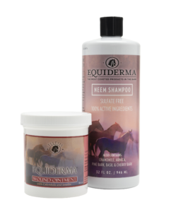 Equiderma Wound Ointment Treatment Combo with Neem Shampoo for horses