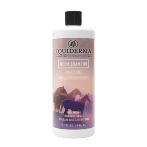 Sulfate Free and Natural Equiderma Neem Shampoo for Horses