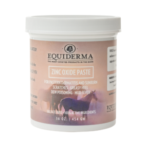 Equiderma Zinc Oxide Paste for Horse Sunburn Scratches Greasy Heel Dew Poisoning and Mud Fever