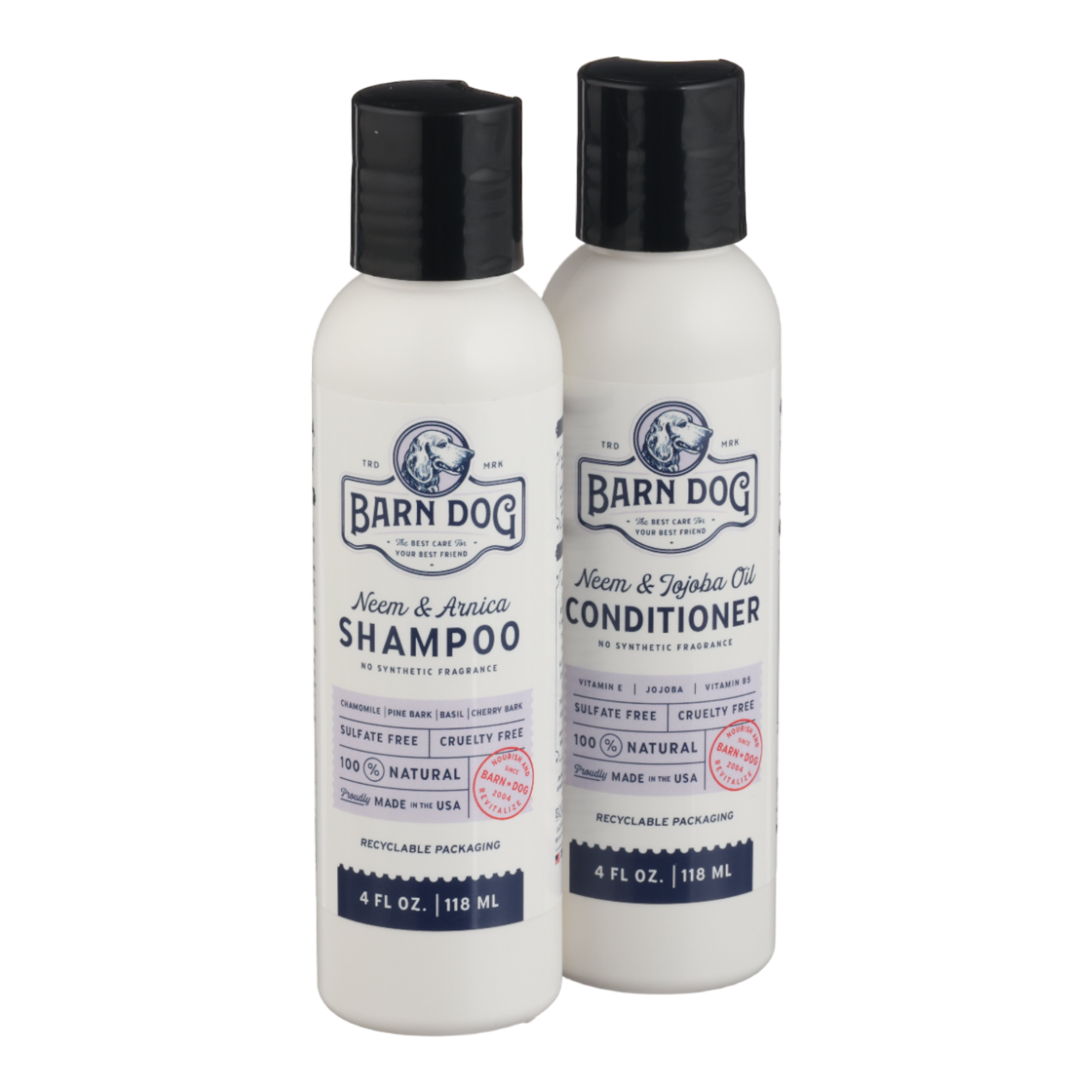 Image of Barn Dog Shampoo & Conditioner - Travel Duo