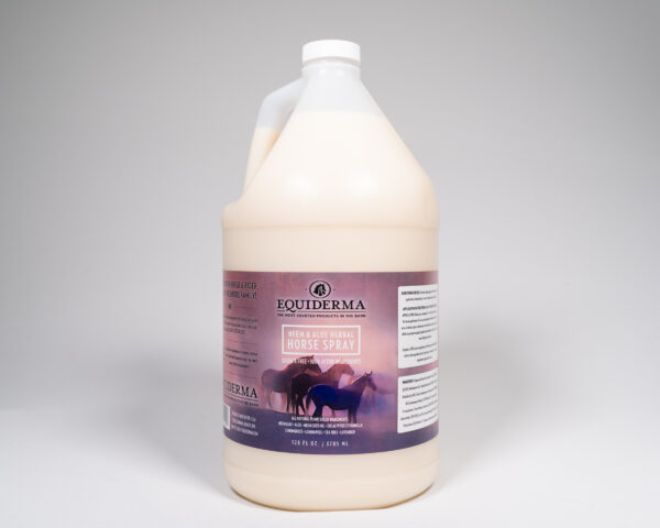 Equiderma Neem and Aloe Herbal Horse Fly Spray Gallon