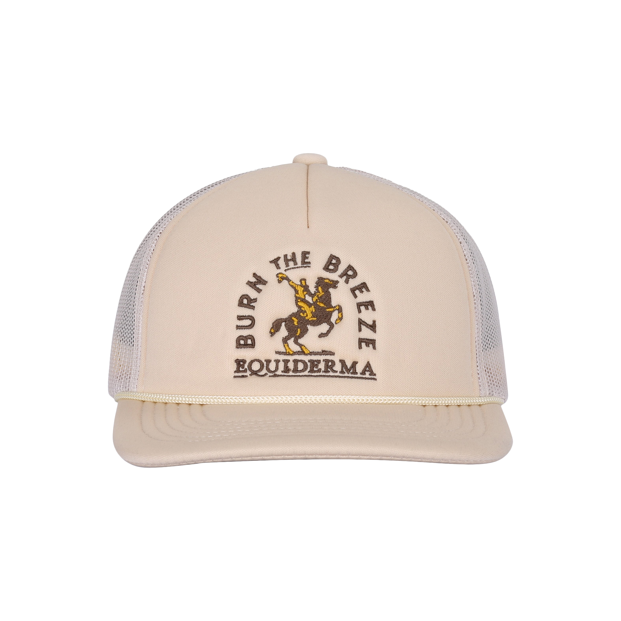 Burn the Breeze Tan Foam Baseball Cap
