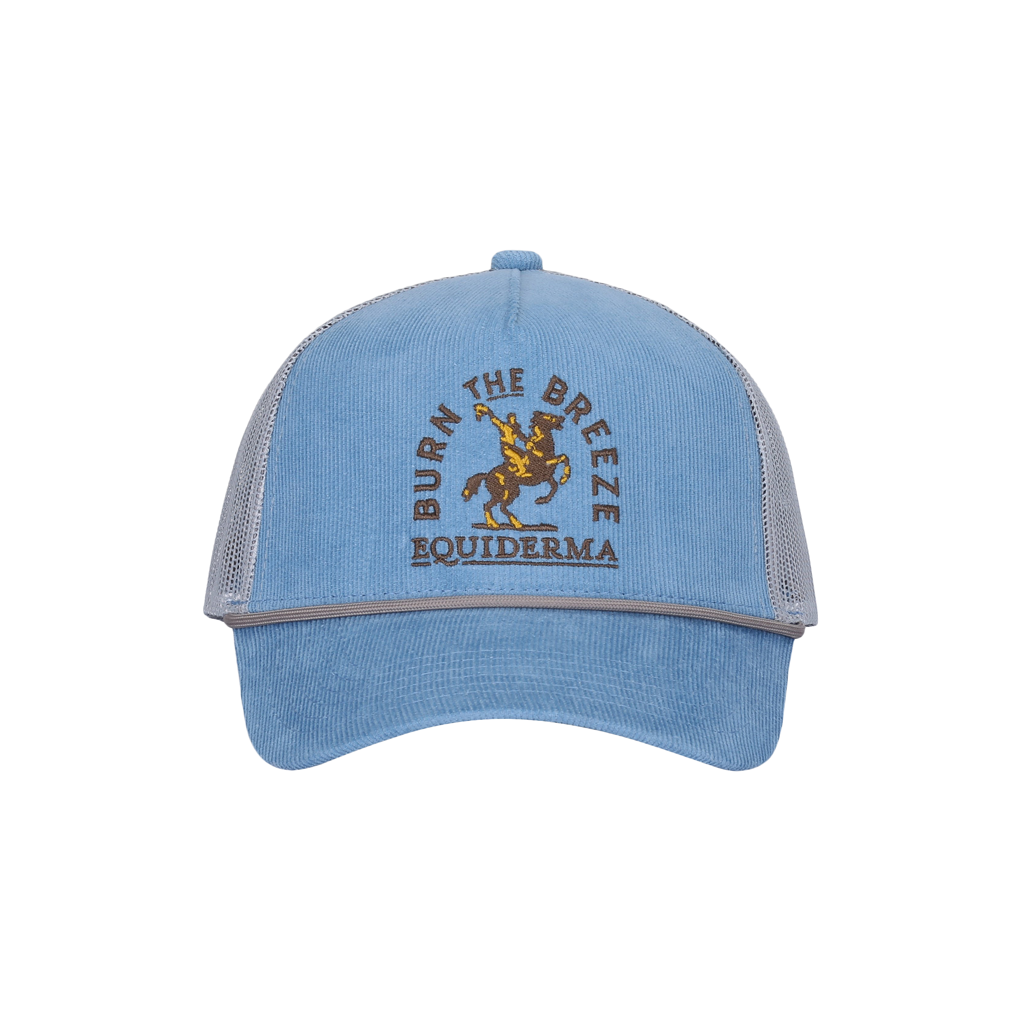 Burn the Breeze Blue Corduroy Baseball Cap
