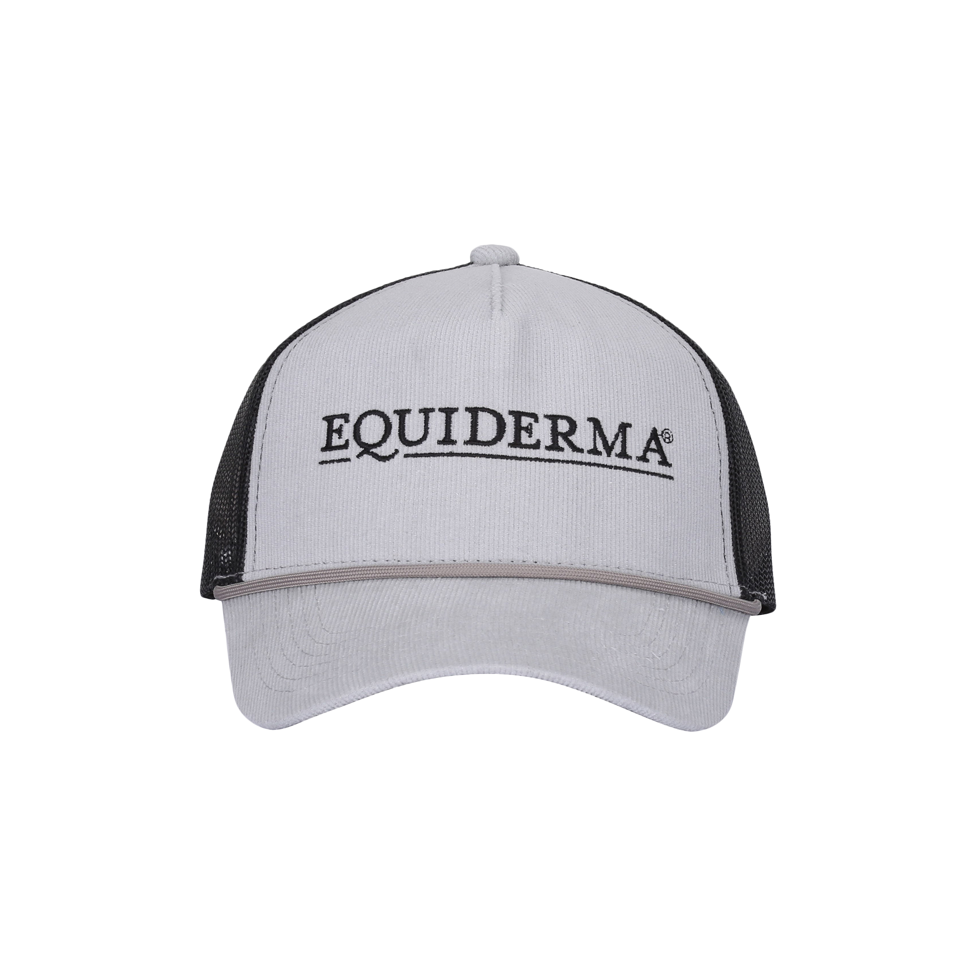 Equiderma Gray Corduroy Baseball Cap